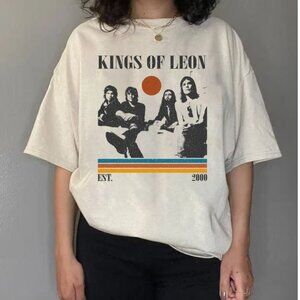 Kings Of Leon T-Shirt Music Band Vintage Rock Fan Graphic Retro Concert 92